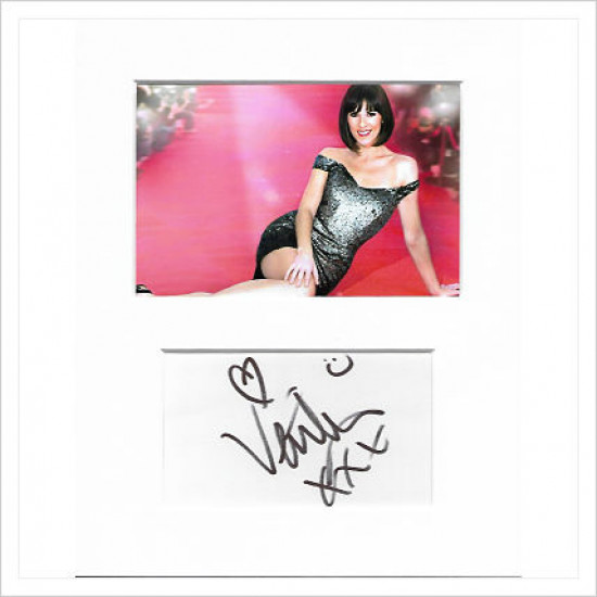 Verity Rushworth signed genuine signature autograph display AFTAL