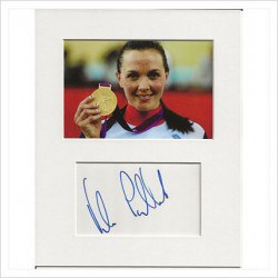 Victoria Pendleton signed genuine signature autograph display AFTAL