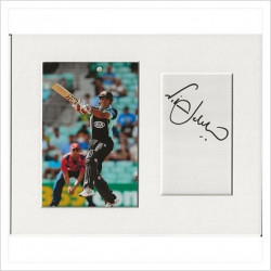 Vikram Solanki signed genuine signature autograph display AFTAL
