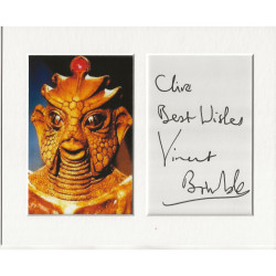 Vincent Brimble signed genuine signature autograph display UACC RD MANUSCRIPT SOCIETY