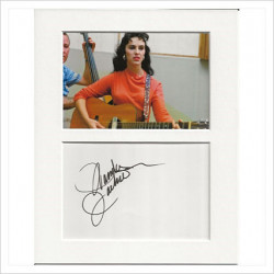 Wanda Jackson signed genuine signature autograph display AFTAL