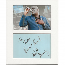 Will Downing signed genuine signature autograph display AFTAL