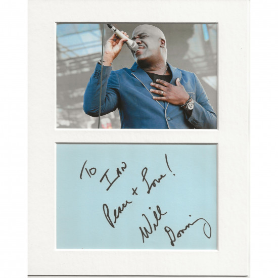 Will Downing signed genuine signature autograph display AFTAL