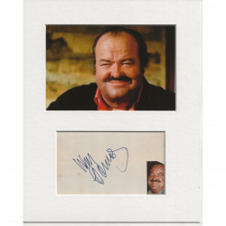 William Conrad signed genuine signature autograph display UACC RD AFTAL