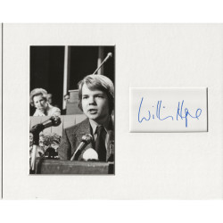 William Hague signed genuine signature autograph display UACC RD AFTAL