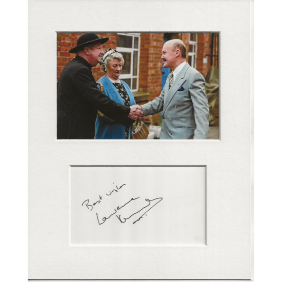 Laurence Kennedy signed genuine signature autograph display UACC RD MANUSCRIPT SOCIETY